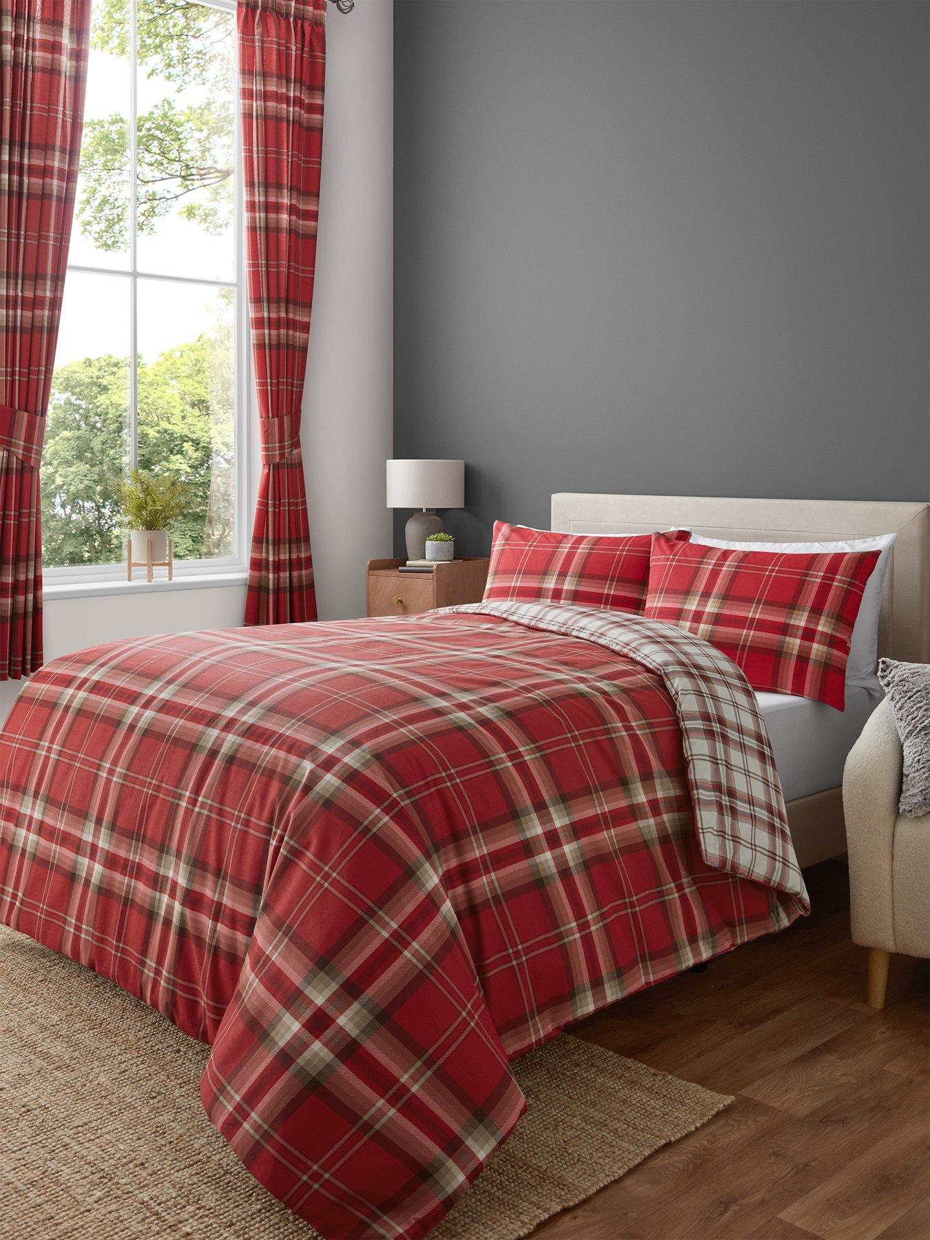 undefined Kelso Duvet Cover Set - Red