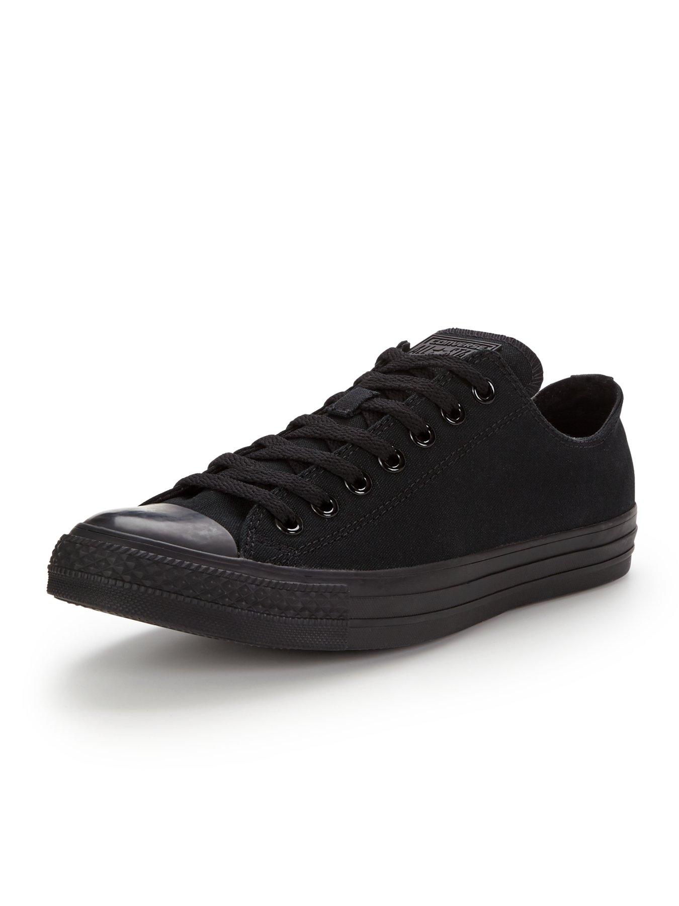 all black plimsolls womens