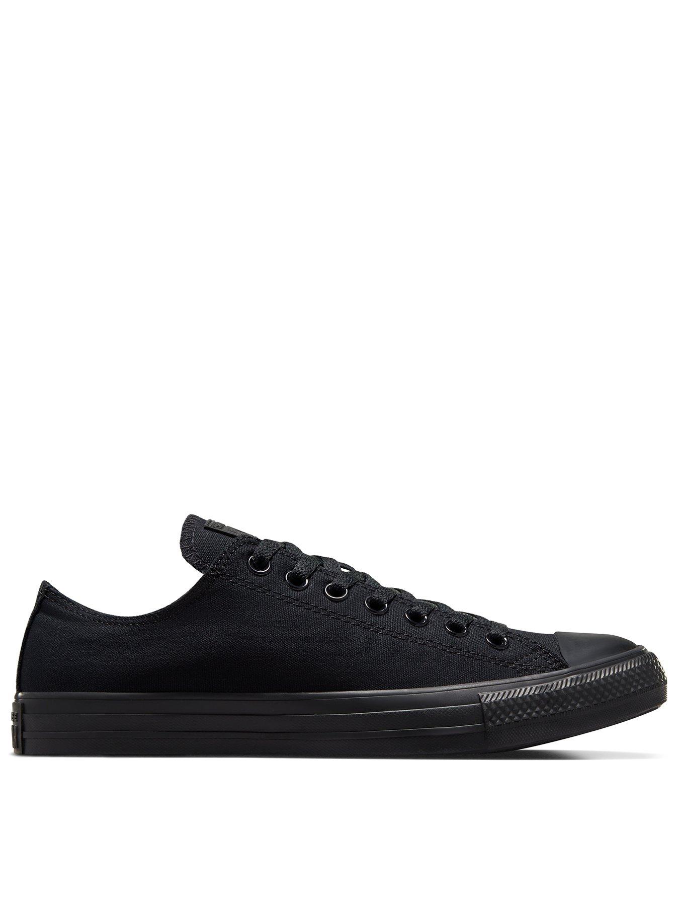 Image 1 of 7 of Converse Unisex Ox Trainers - Black/Black