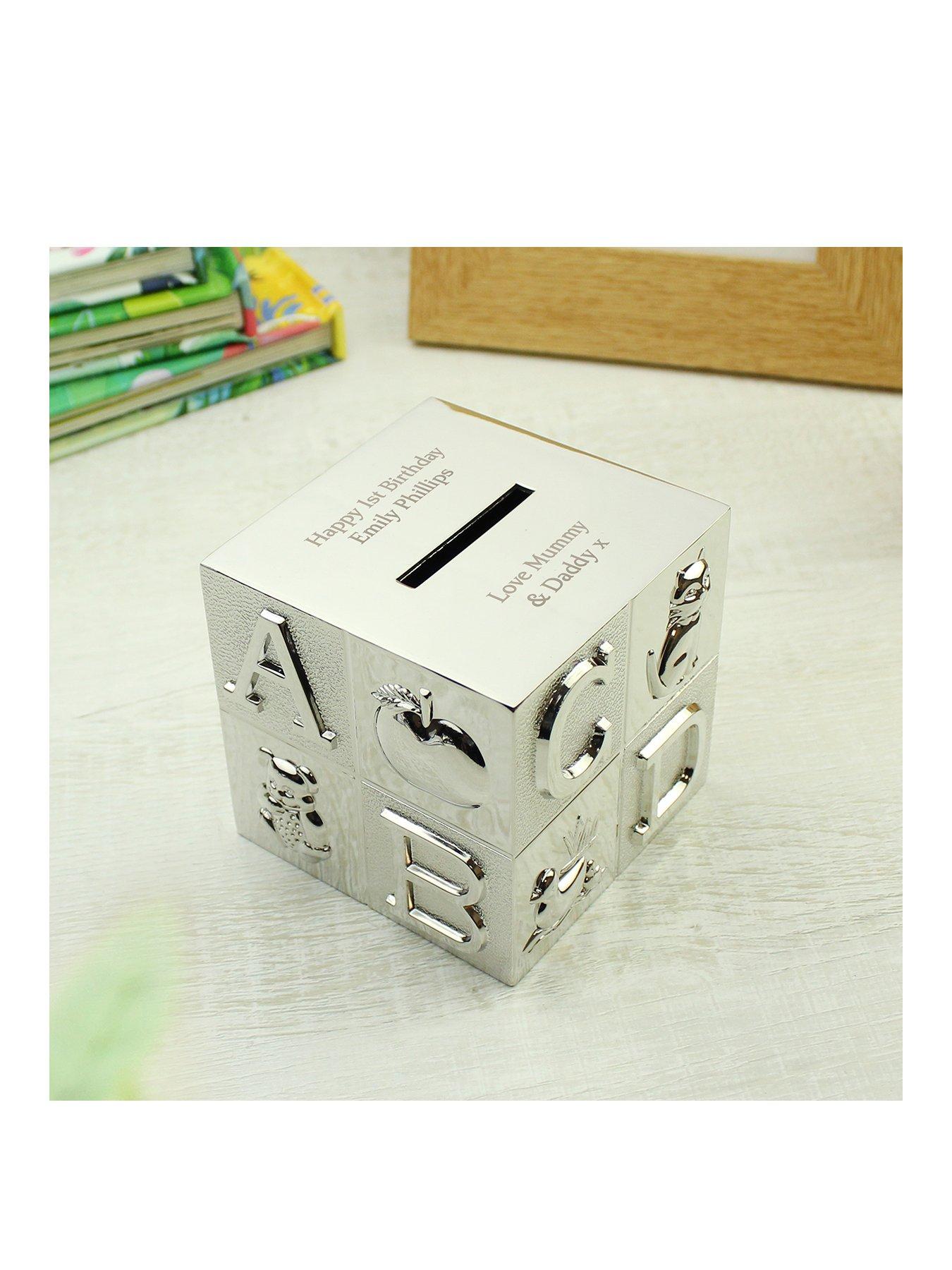 Image 1 of 3 of The Personalised Memento Company Personalised ABC Money Box