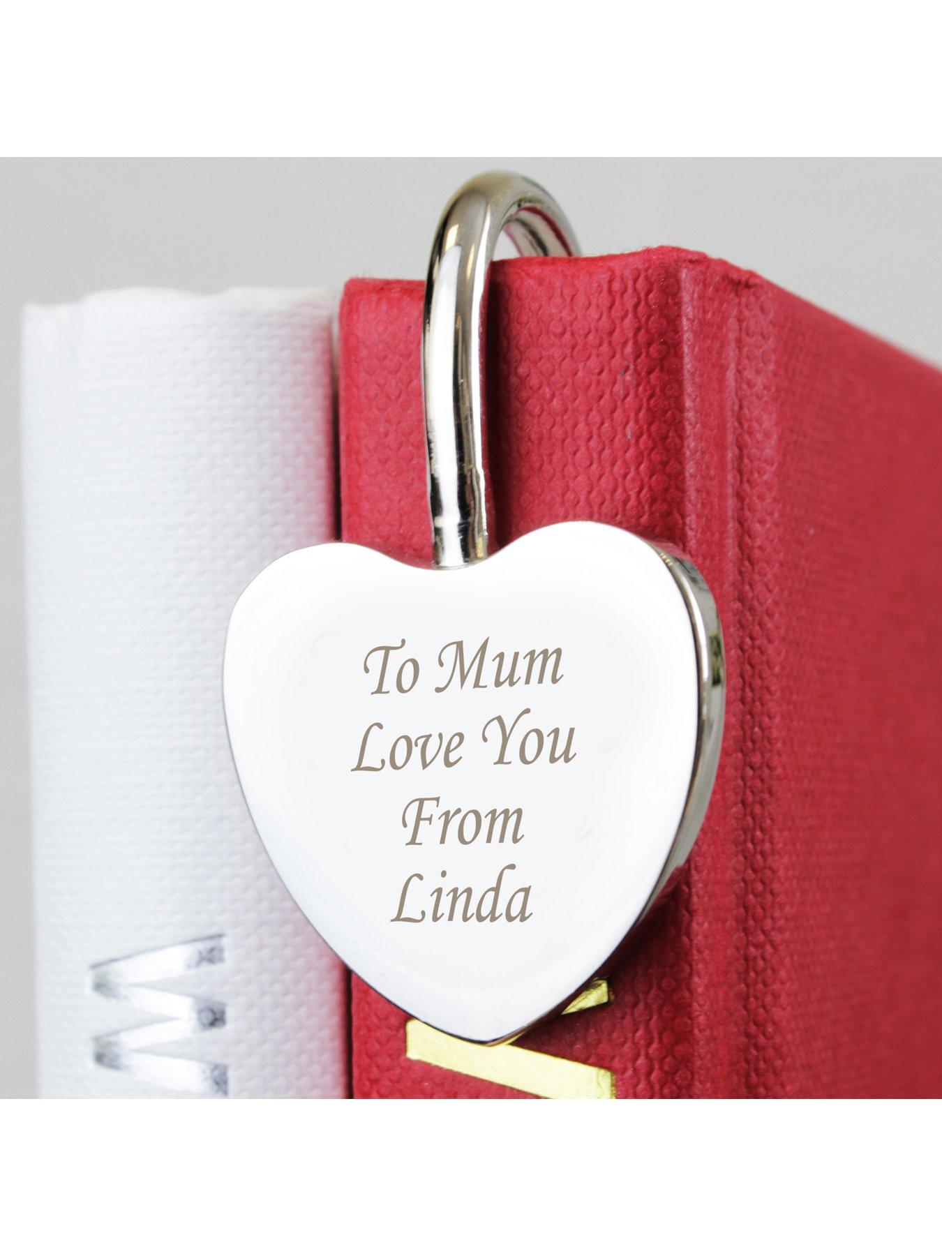 Image 2 of 3 of The Personalised Memento Company Personalised Silver Heart Bookmark