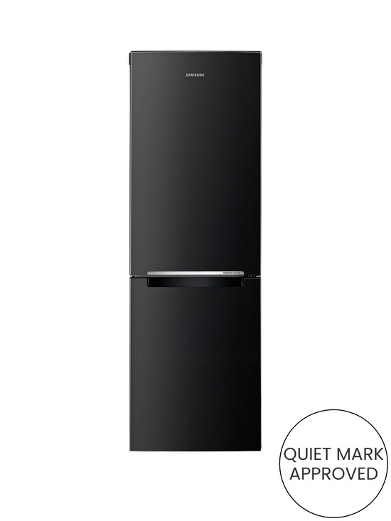 front image of samsung-rb29fsrndbceu-7030-frost-free-fridge-freezer-with-digital-inverter-technology-f-rated-black