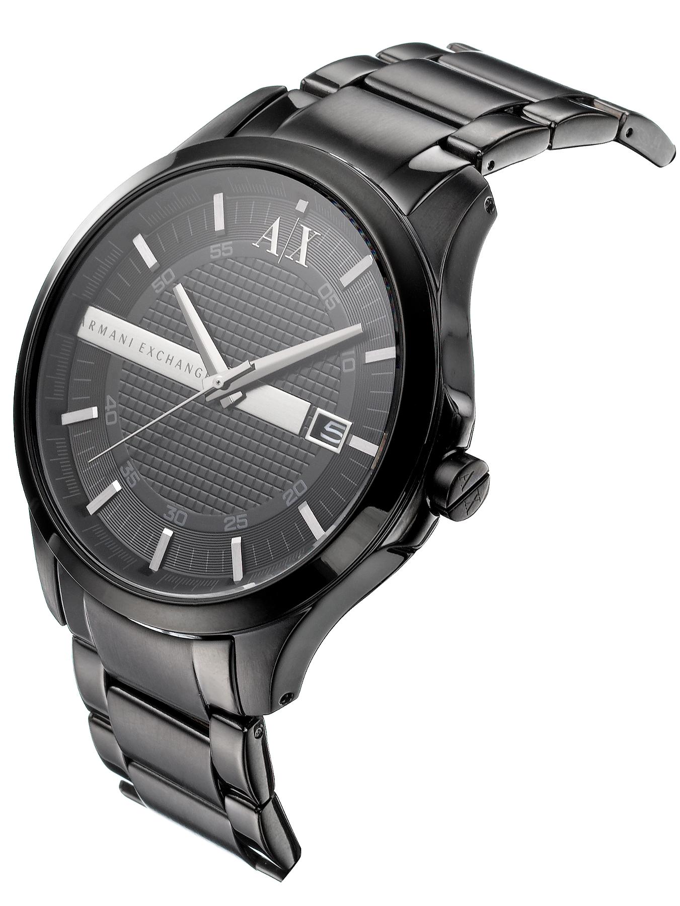 black armani watch