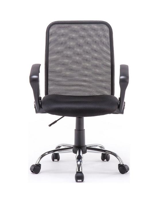 front image of mesh-office-chair-with-arms