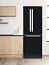  image of hotpoint-day1-ffu3dk-total-no-frost-american-style-70cm-wide-fridge-freezer-black