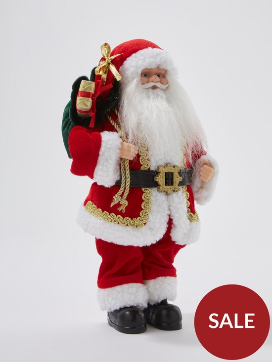 stillFront image of very-home-traditional-standing-santa-christmas-decoration