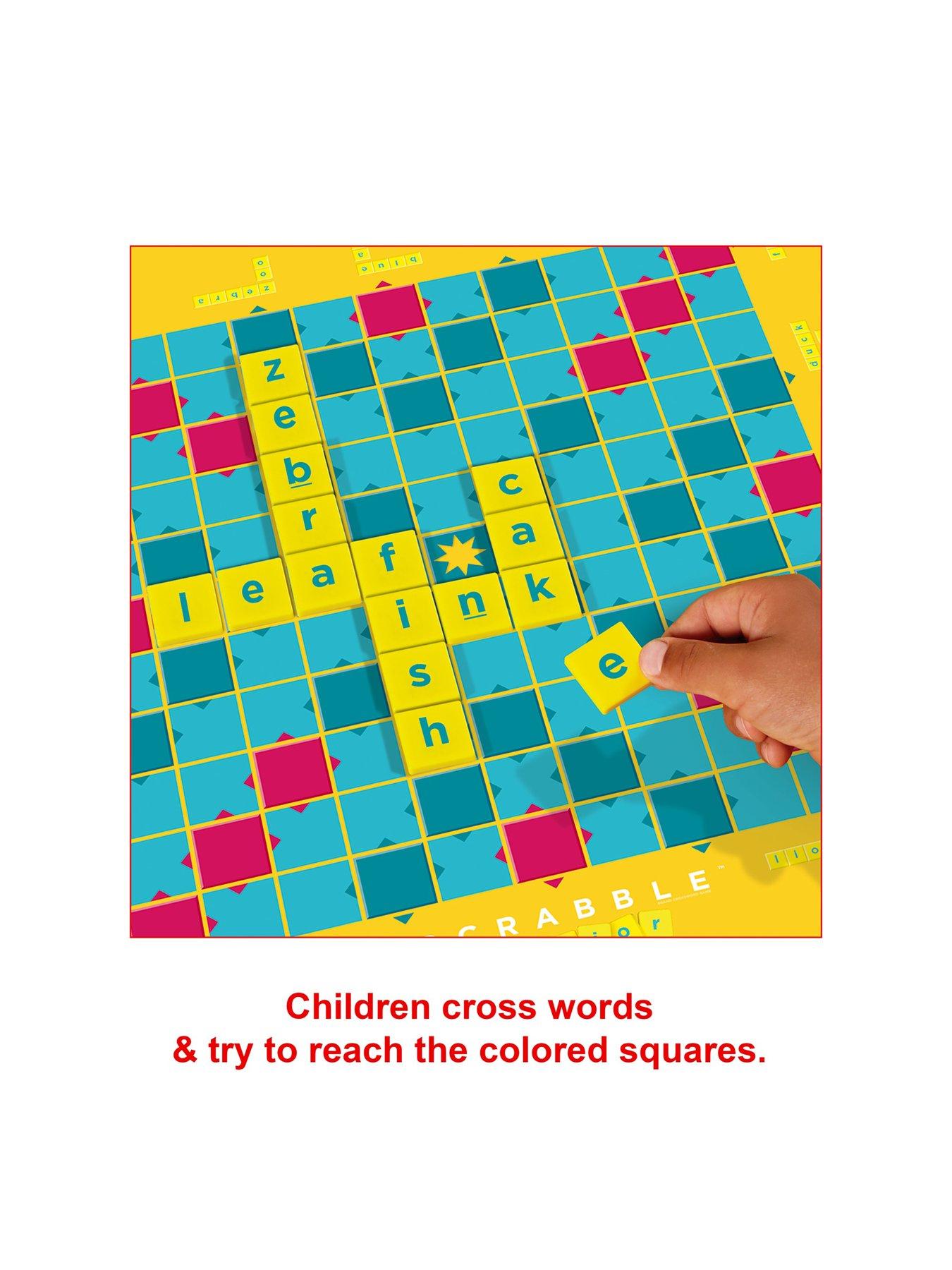 Image 5 of 8 of Mattel Two-Sided Game Board Scrabble Junior Board Game