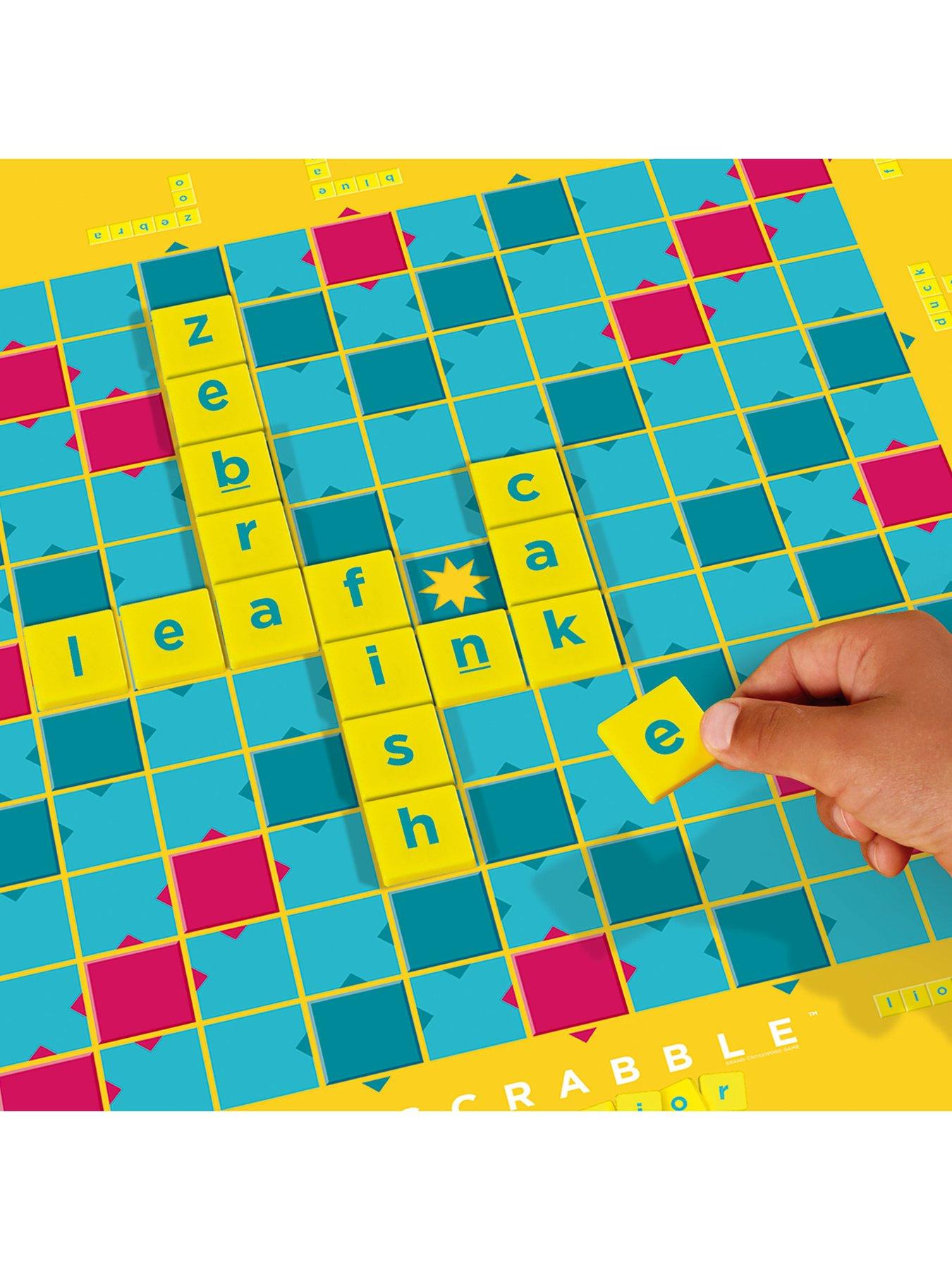 Image 6 of 8 of Mattel Two-Sided Game Board Scrabble Junior Board Game
