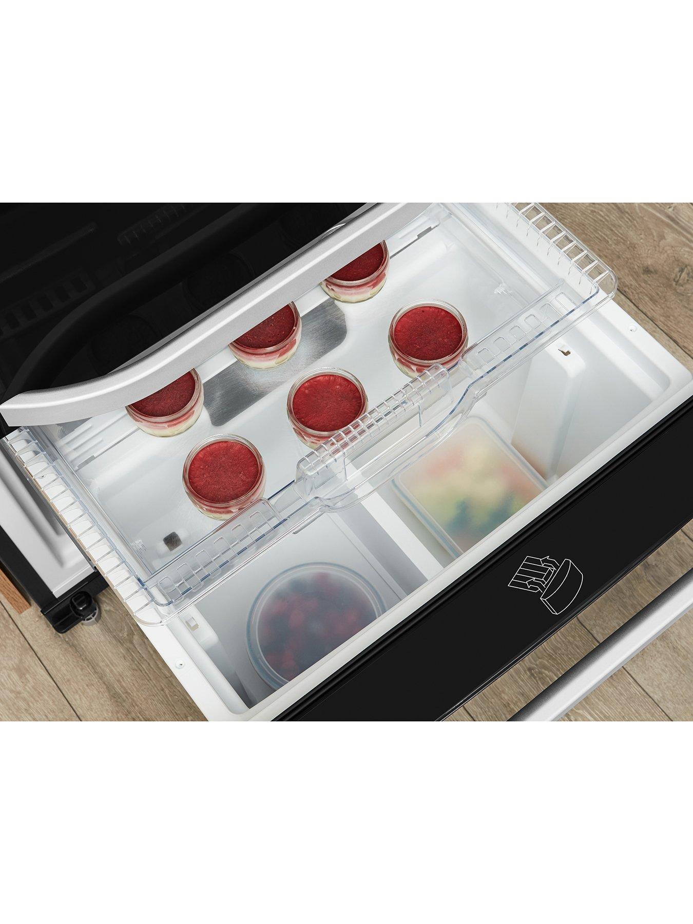  image of hotpoint-ffu4dk1-total-no-frost-american-style-70cm-wide-fridge-freezer-black