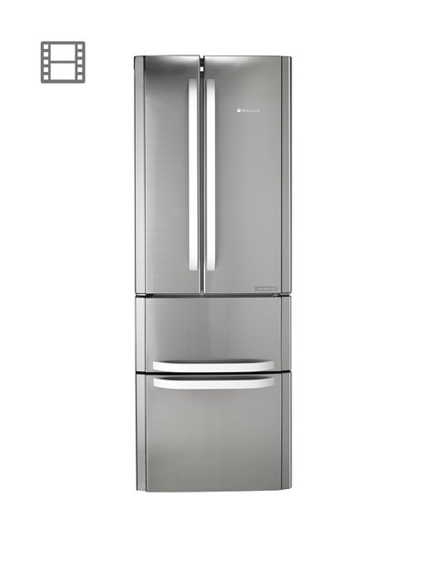 hotpoint-ffu4dx1-total-no-frost-american-style-70cm-wide-fridge-freezer-stainless-steel