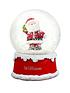  image of the-personalised-memento-company-personalised-santa-snowglobenbspchristmasnbspdecoration