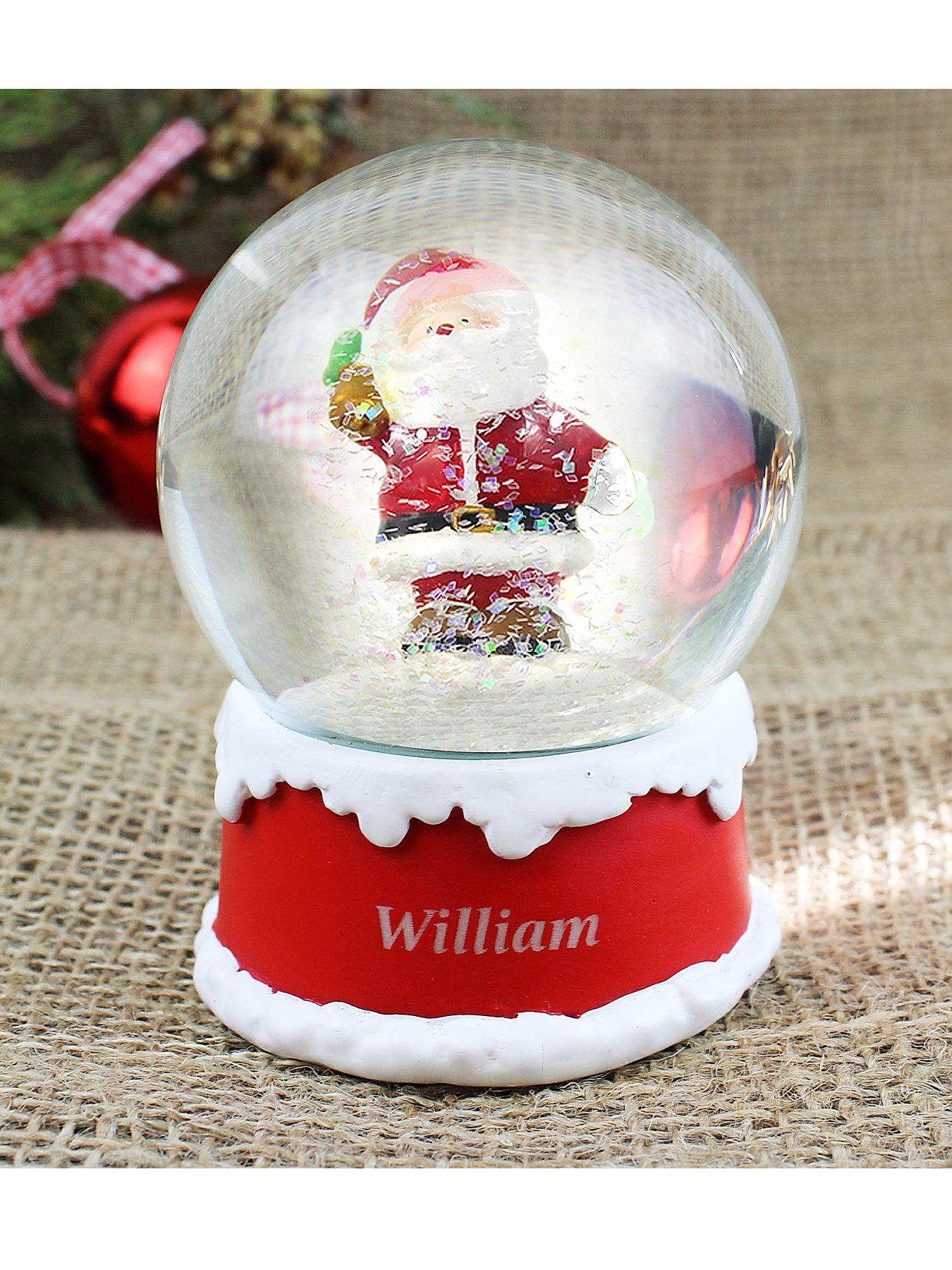 Personalised snow best sale globe