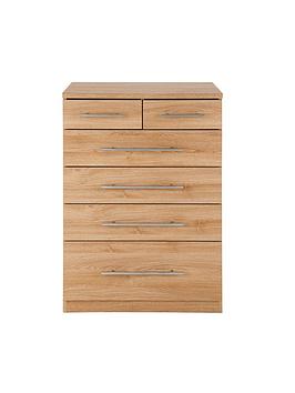 Very Prague 4 + 2 Graduated Chest Of Drawers Picture