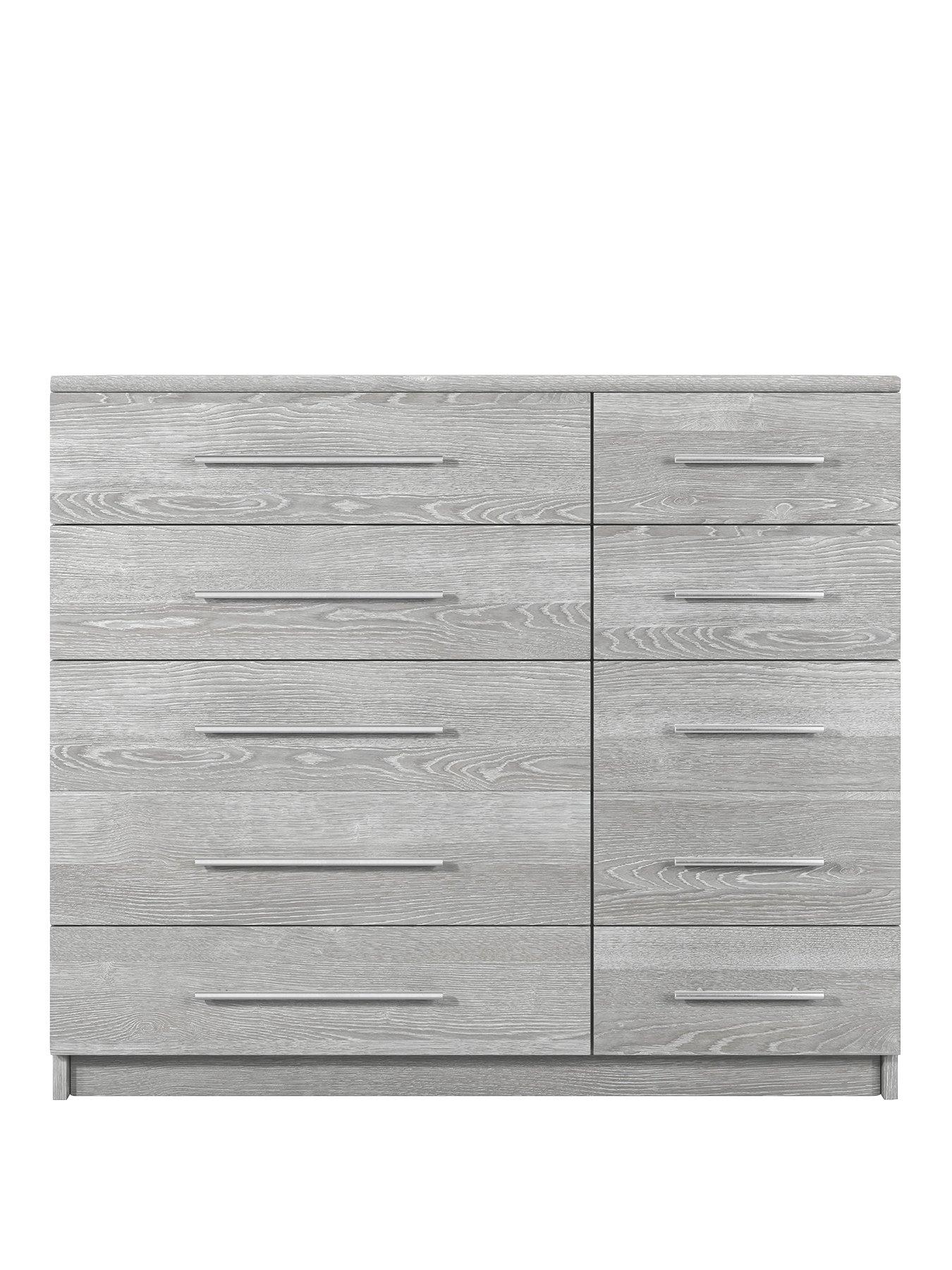 Image 2 of 6 of The Very Collection Home Essentials -&nbsp;Prague 5 + 5 Graduated Chest of Drawers&nbsp;- FSC&reg; Certified