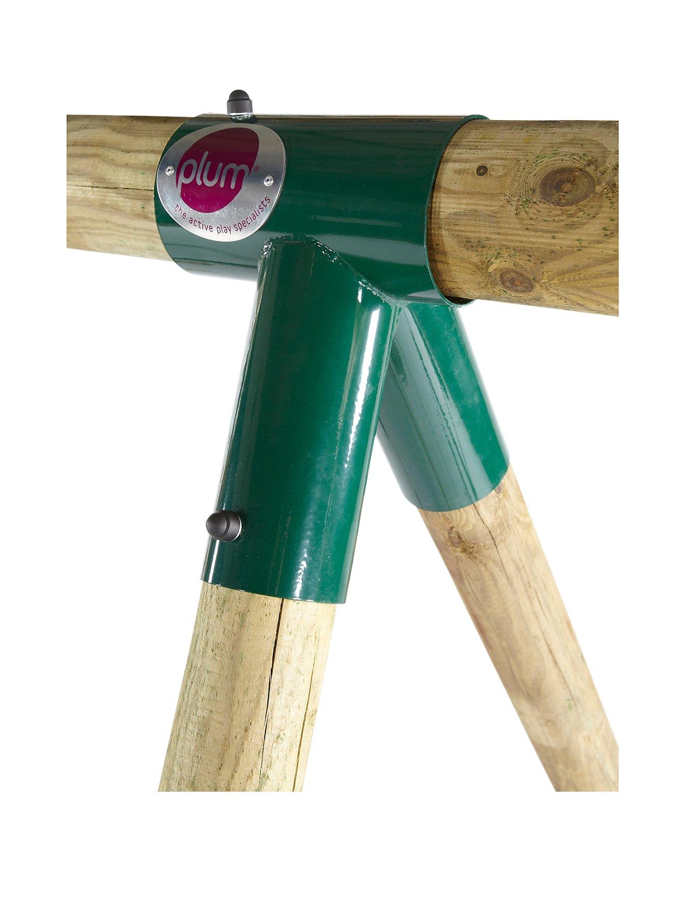 Image 3 of 6 of Plum Marmoset Wooden Garden Swing Set