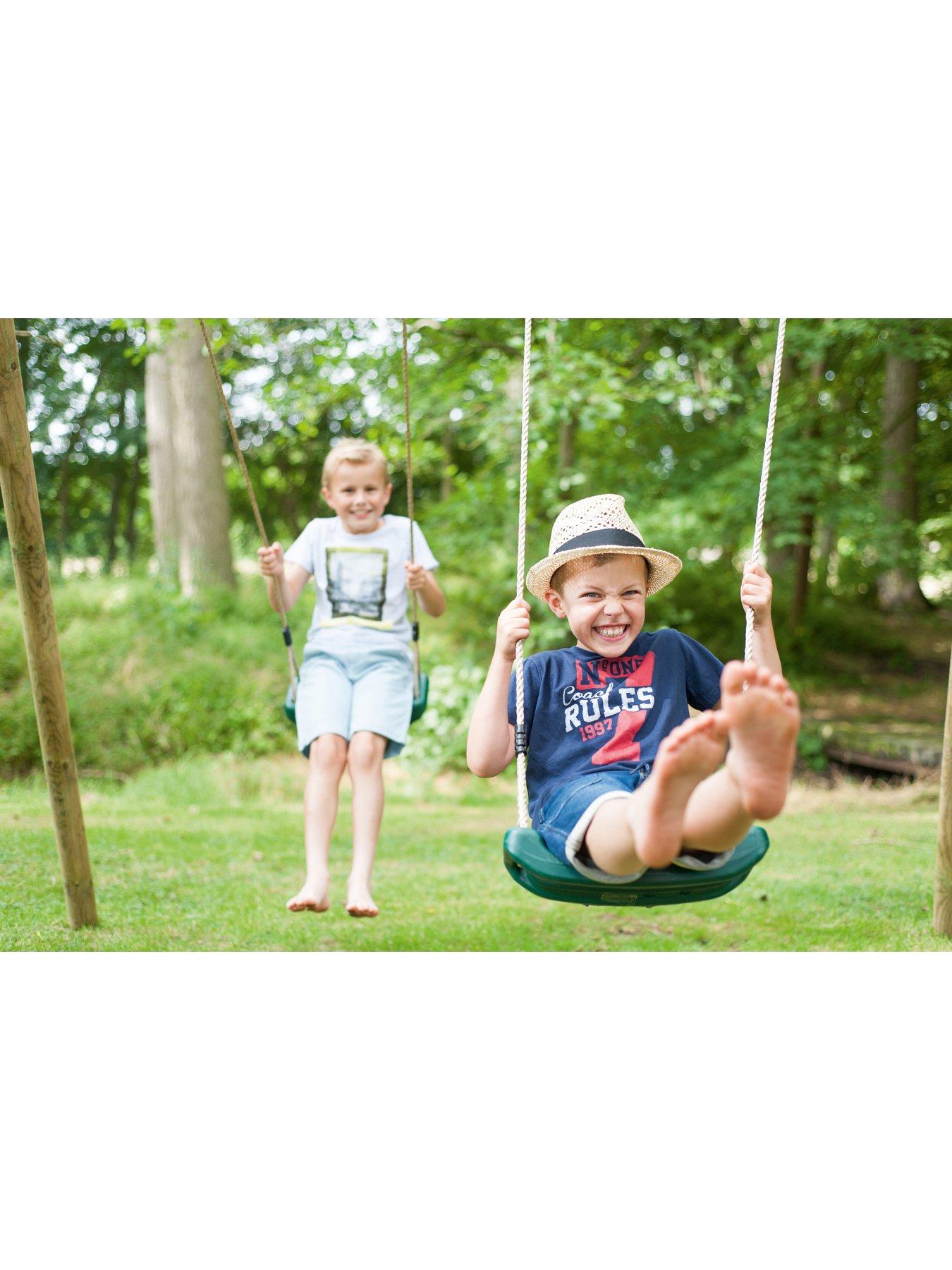 Image 5 of 7 of Plum Marmoset Wooden Garden Swing Set