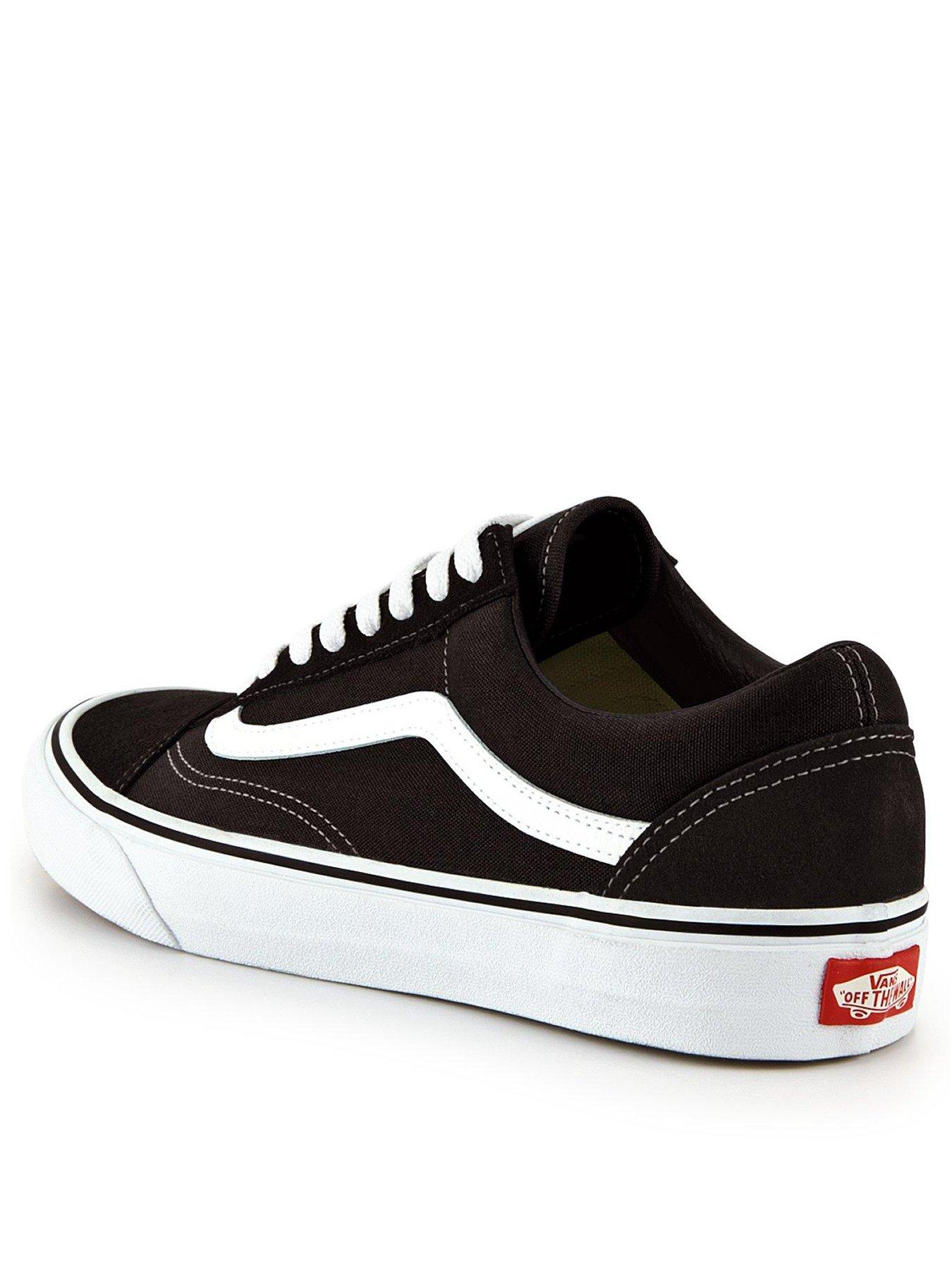  image of vans-unisex-old-skool-trainers-blackwhite