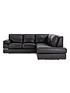  image of primo-italian-leather-right-hand-corner-chaise-sofa