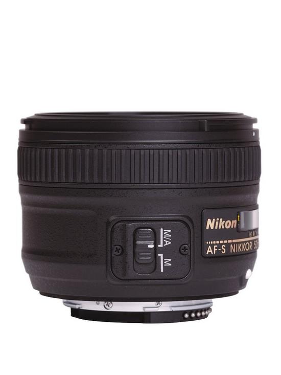 front image of nikon-af-s-nikkor-50mm-f18g-lens