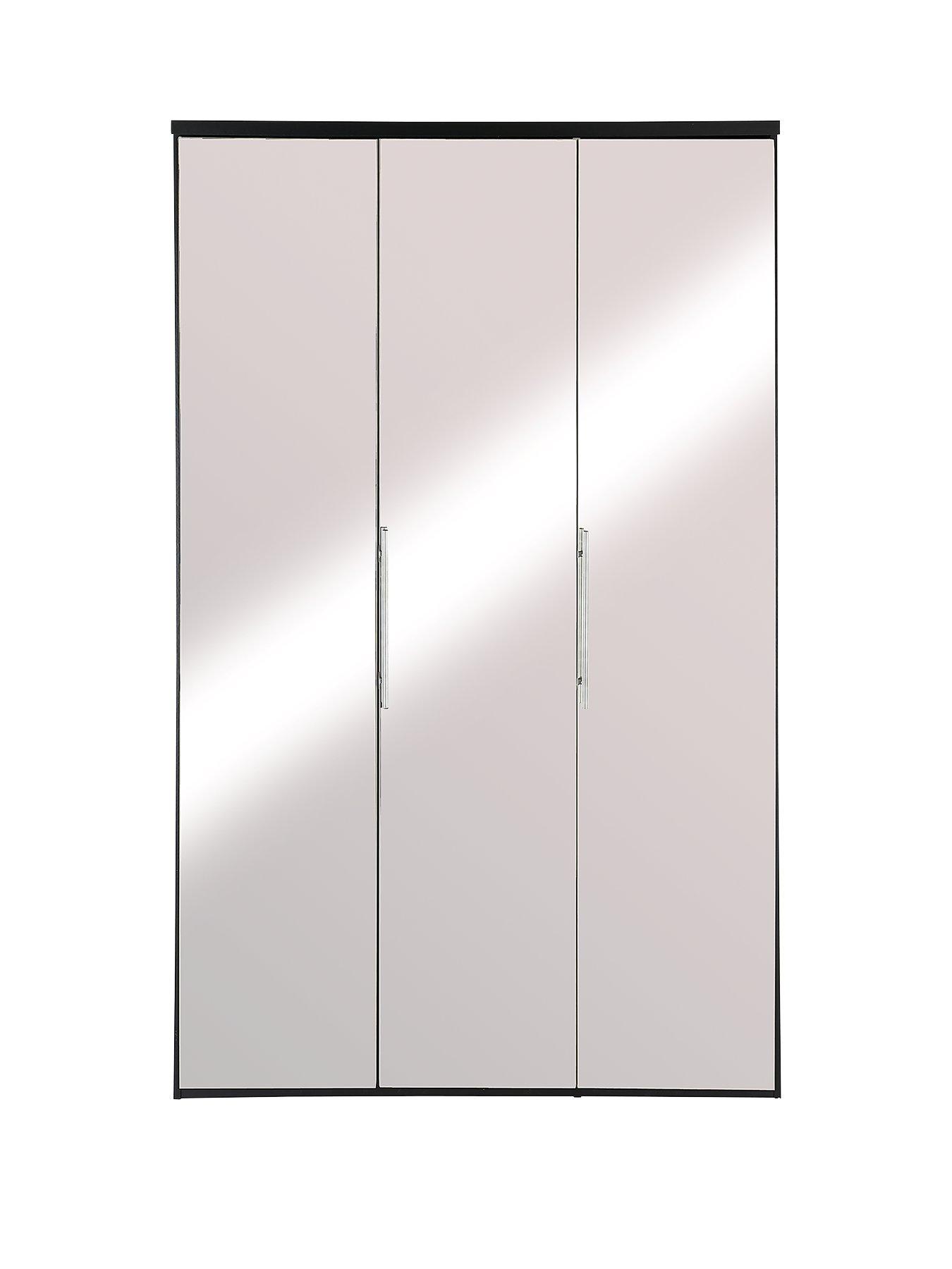 Black Triple Wardrobe Wardrobes Home Garden Www