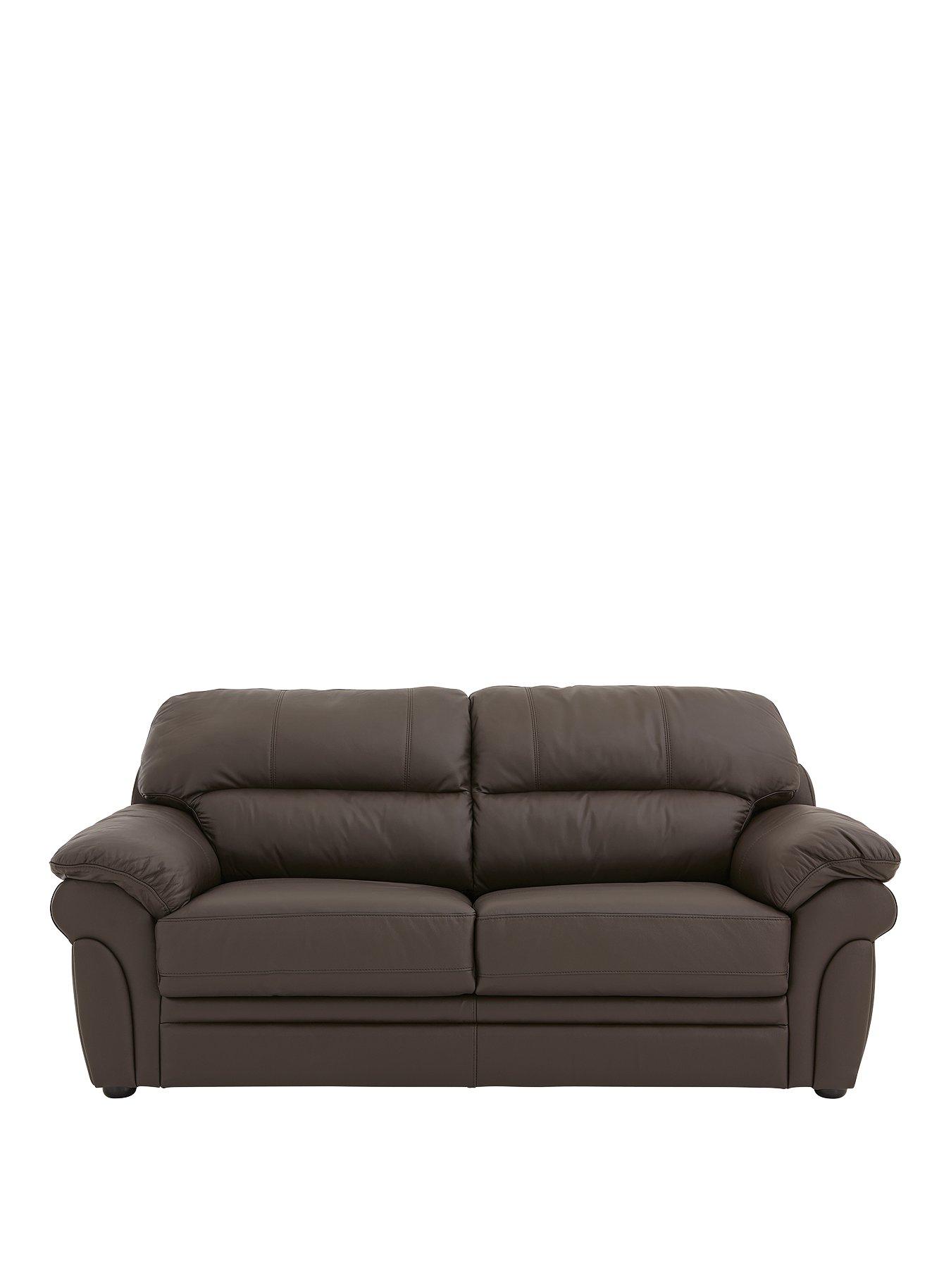Portland Leather Sofa Bed