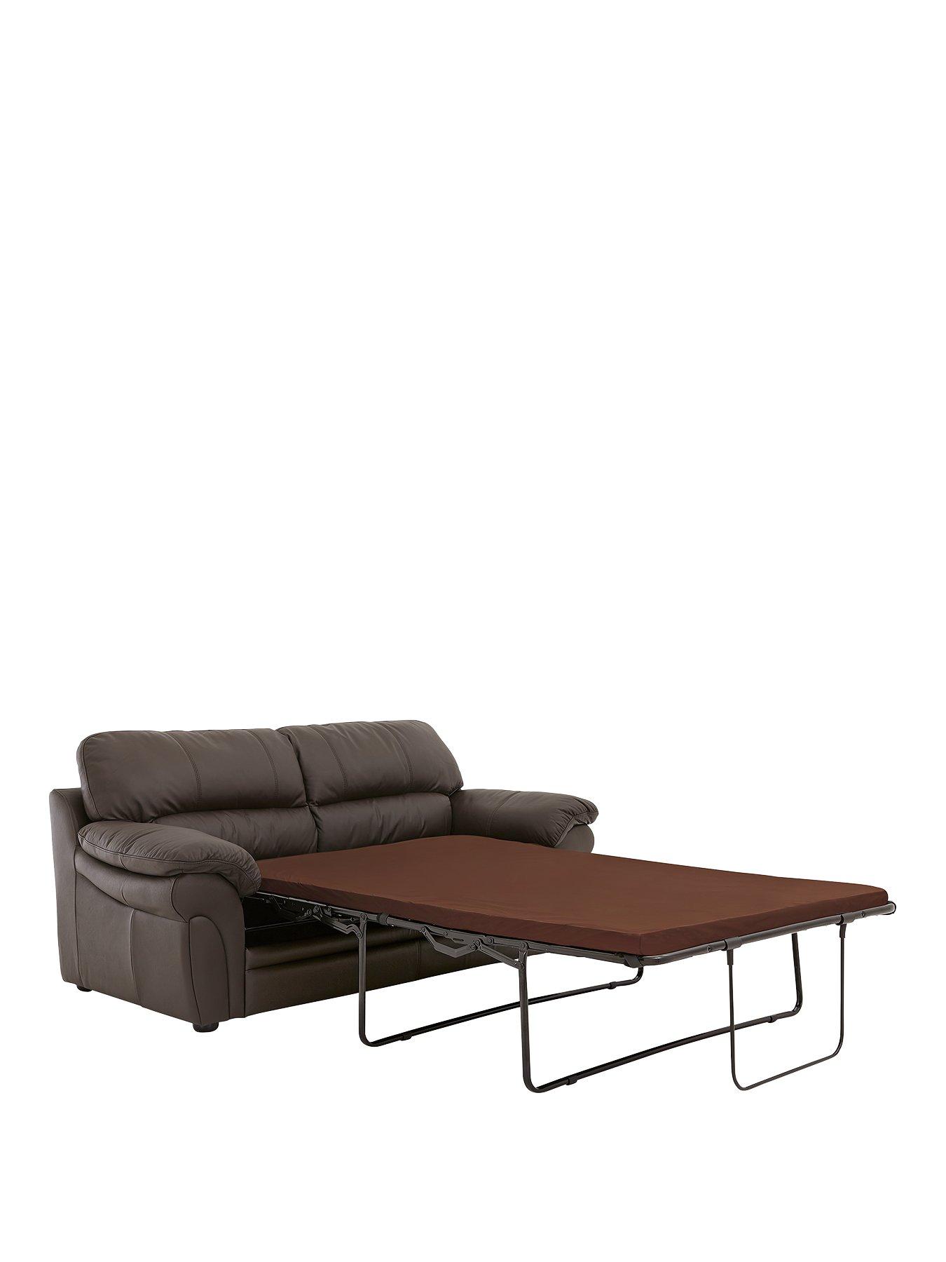 Portland Leather Sofa Bed