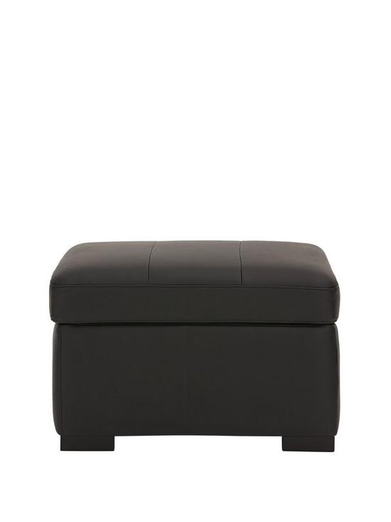 front image of portland-leather-ottoman-with-storage