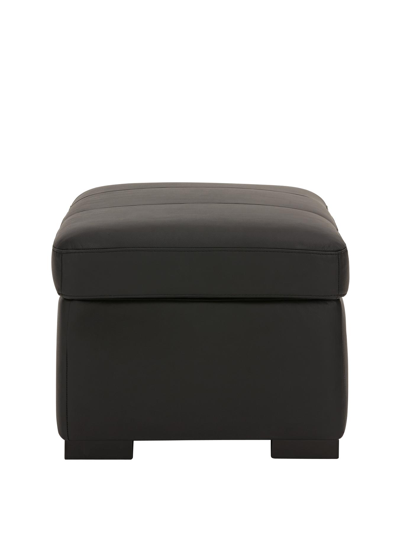 Image 2 of 5 of Very Home Portland Leather Ottoman with Storage