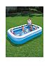  image of bestway-blue-rectangular-family-pool