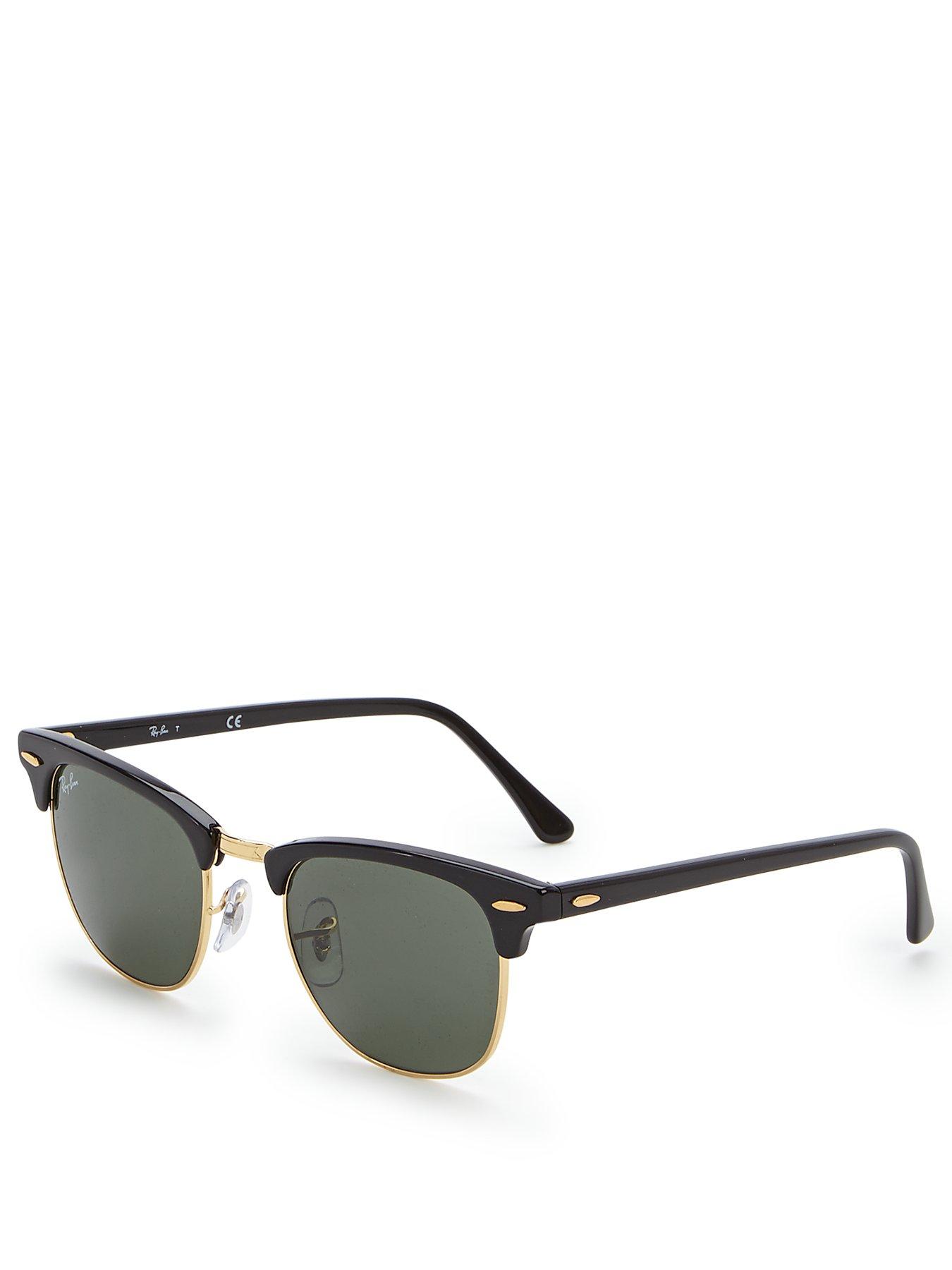 Black and shop gold clubmaster eyeglasses