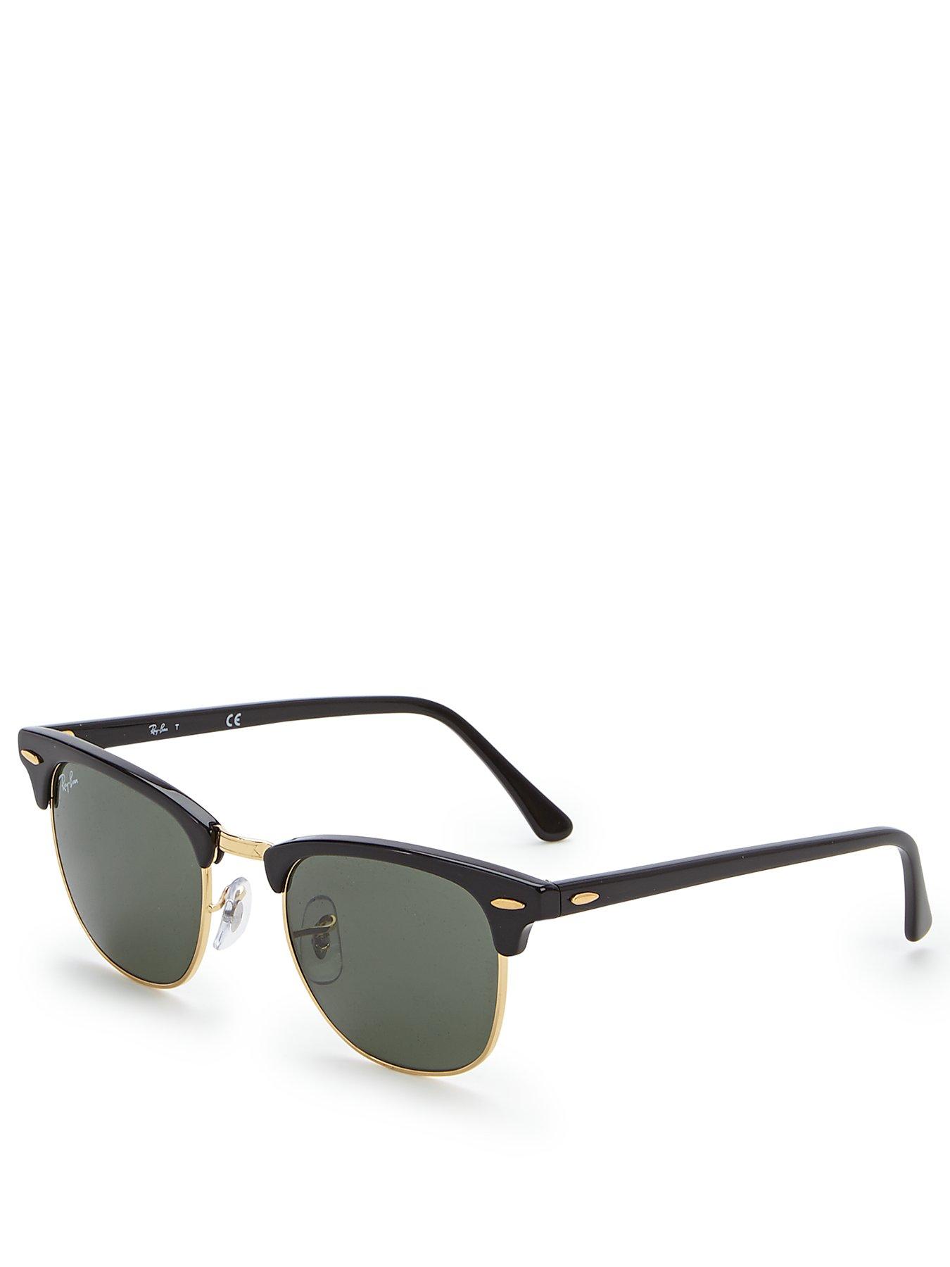 undefined Clubmaster Sunglasses - Black