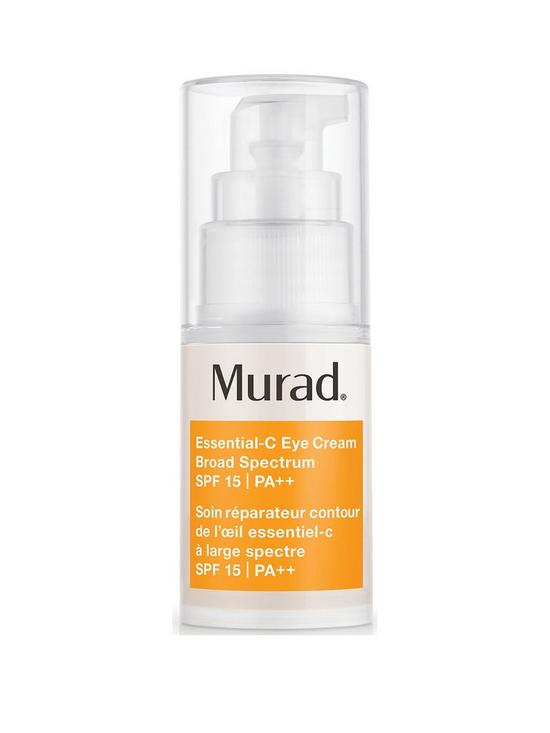 front image of murad-essential-c-eye-cream-spf15-15ml