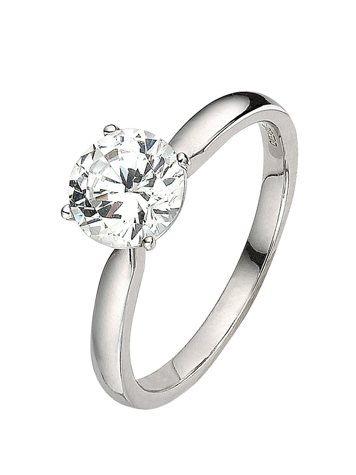 Love DIAMOND 18 Carat White Gold 1 Carat Certified Diamond