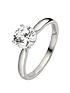  image of love-diamond-18-carat-white-gold-1-carat-certified-diamond-solitaire-ring