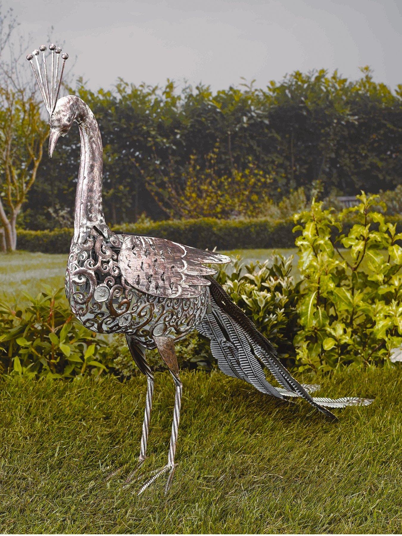 undefined Metal Silhouette Peacock