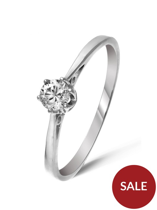 front image of love-diamond-9-carat-white-gold-25pt-diamond-solitaire-ring