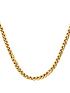  image of love-gold-9-carat-yellow-gold-fancy-wheatchain-chain