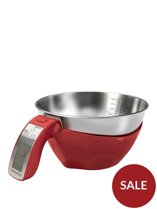 front image of morphy-richards-jug-scale-red