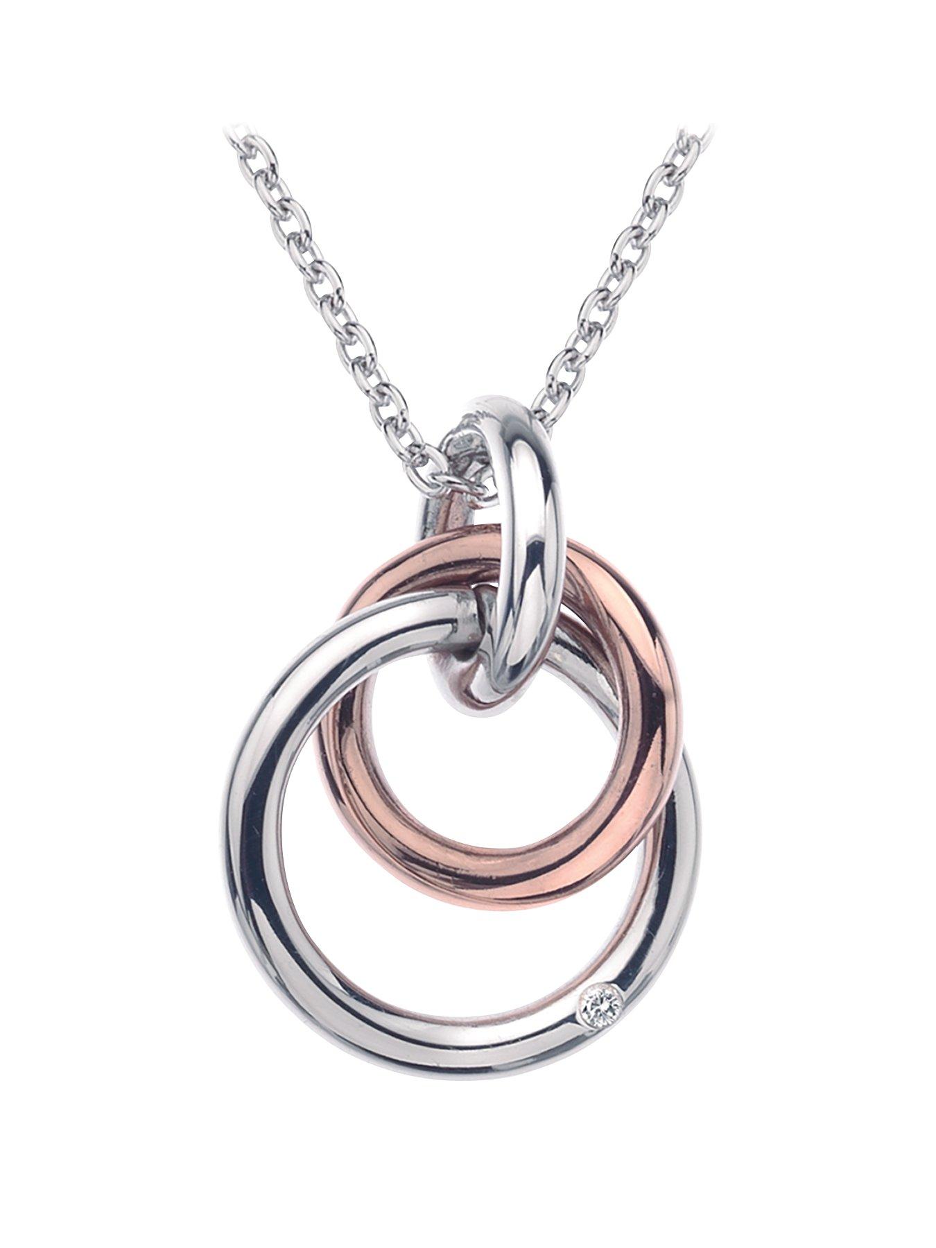 Hot diamonds necklace sale cheap