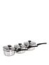  image of morphy-richards-3-piece-stainless-steel-pan-set