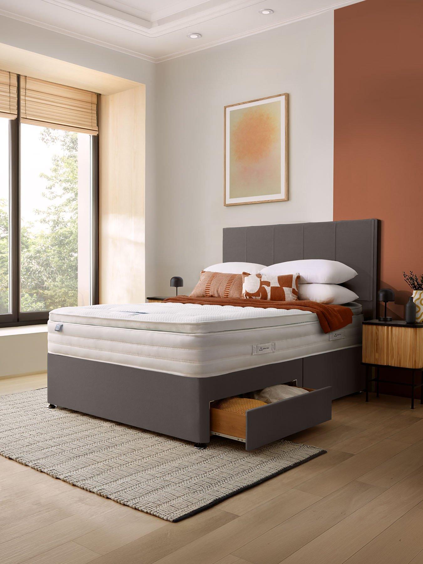 Image 1 of 8 of Silentnight 2000 Pocket Spring Gel Pillowtop Mattress - Medium