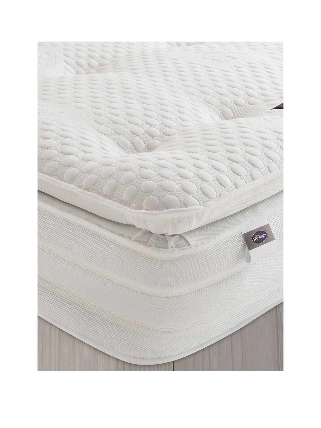 Silentnight Jasmine 2000 Geltex Pillowtop Mattress Medium Soft