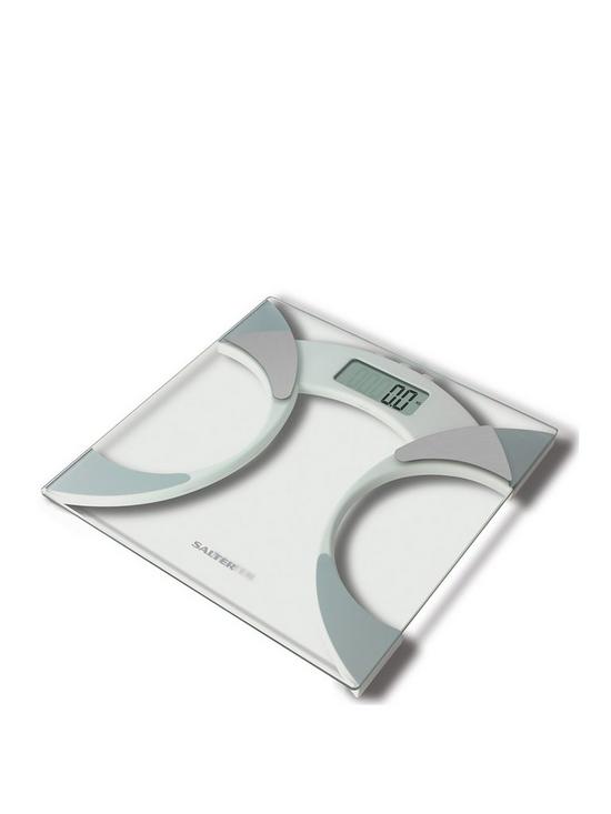 front image of salter-ultra-slim-glass-analyser-scale
