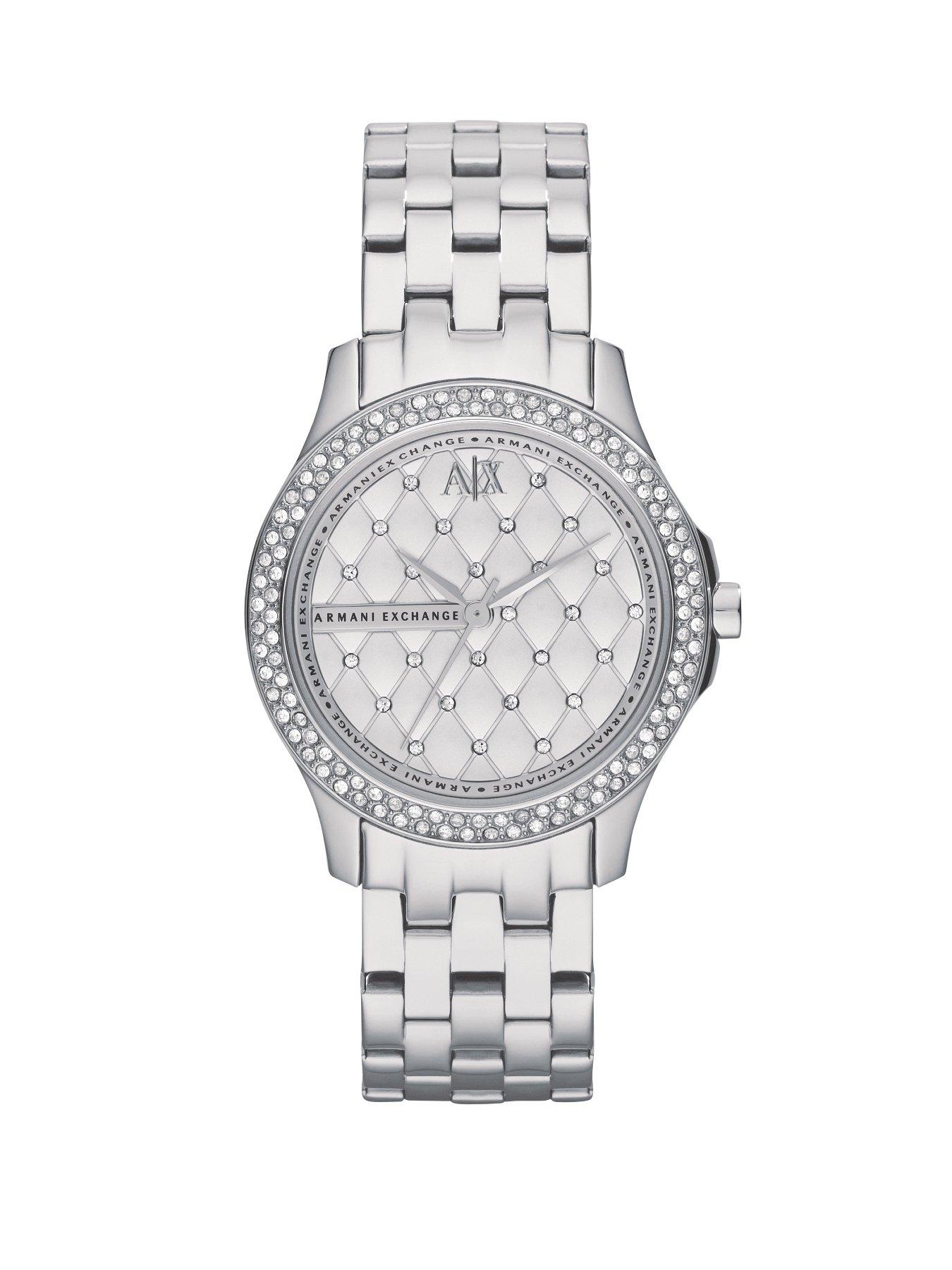 armani exchange silver