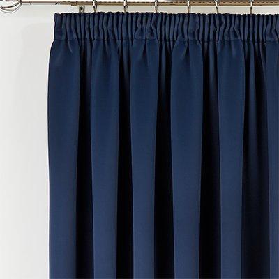 Blackout Curtains Blue Pencil Pleated Curtains Curtains