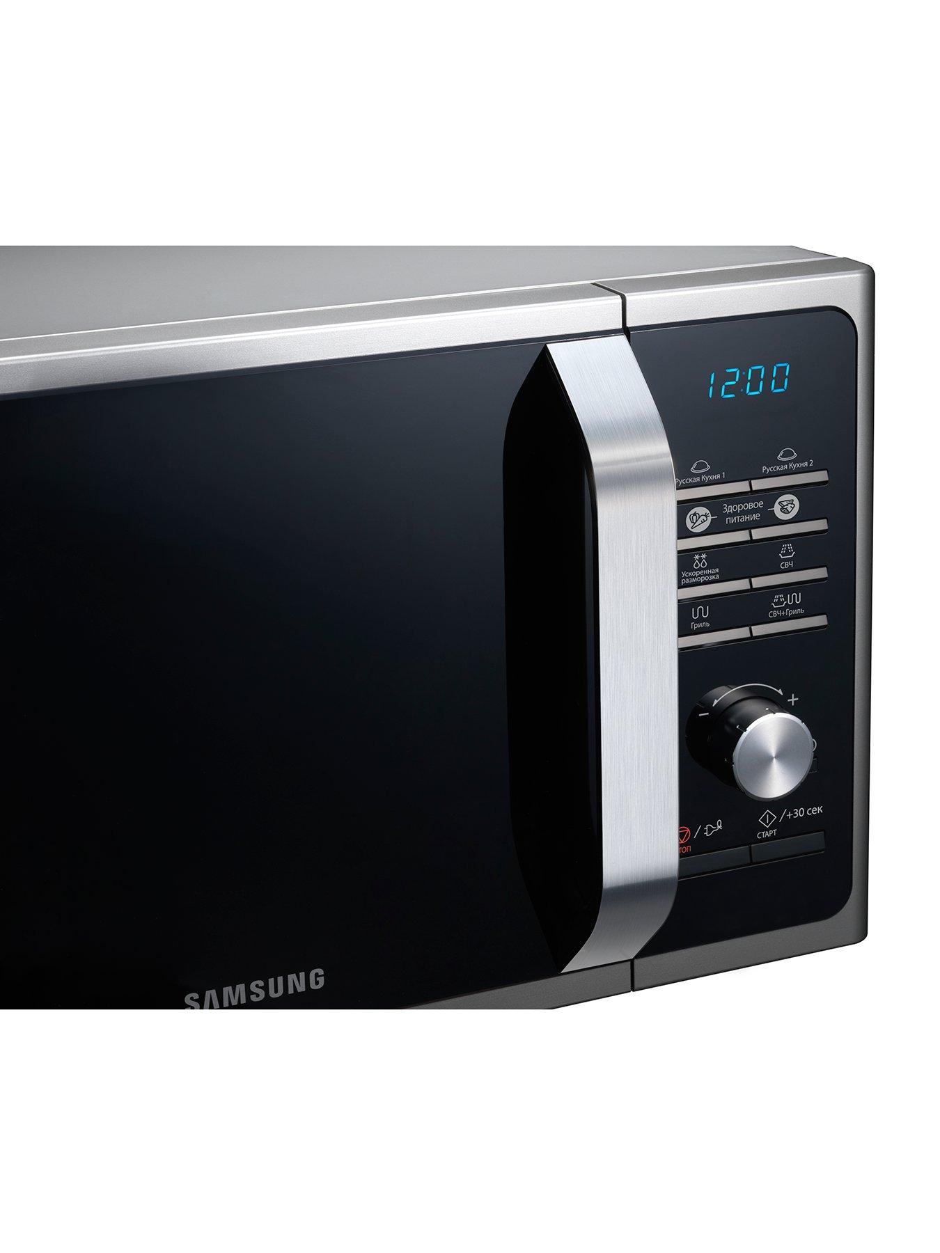  image of samsung-ms23f301taseu-23-litre-800-watt-solo-microwave-silver