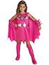  image of dc-comics-girls-pink-batgirl-child-costume