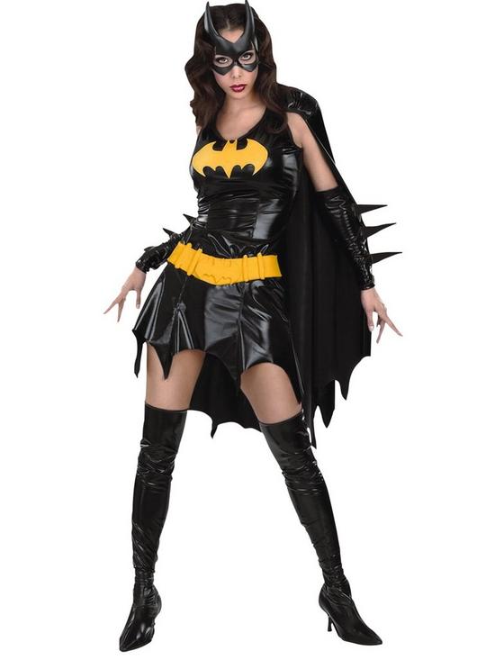 front image of batgirl-adult-costume