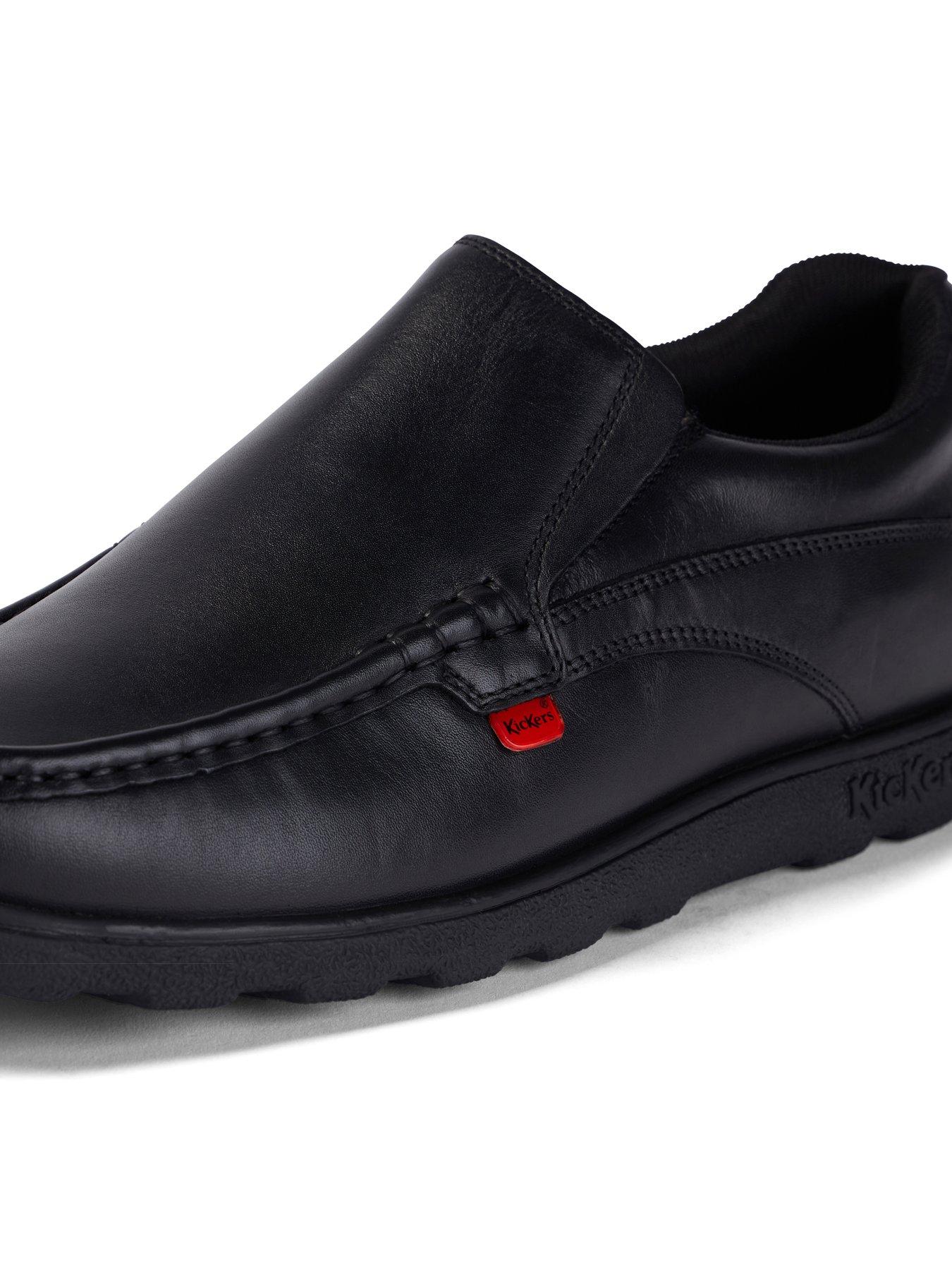  image of kickers-mens-fragma-mens-formal-slip-on-shoes-black
