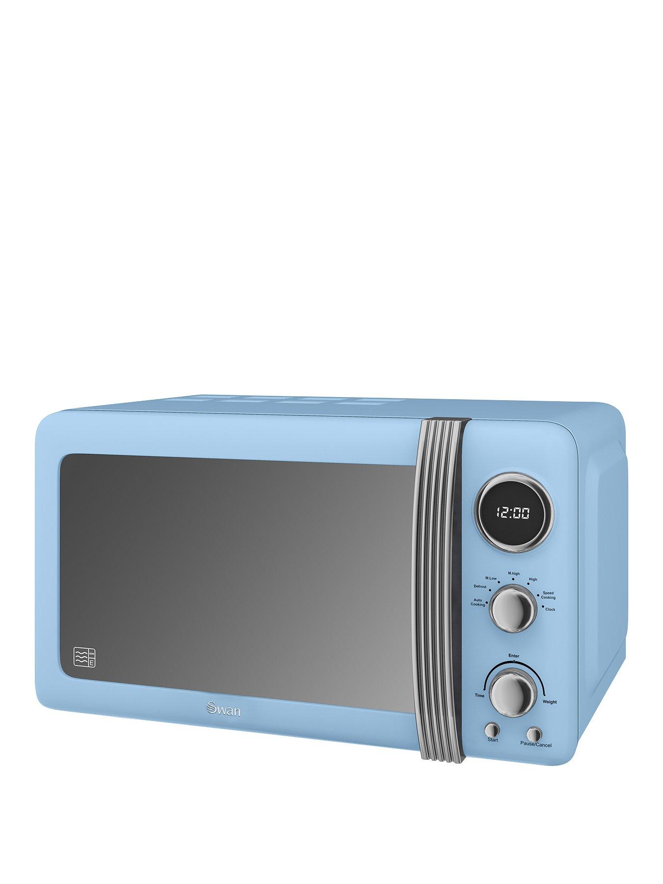 undefined SM22030BLN Retro 20-Litre Digital Microwave - Blue